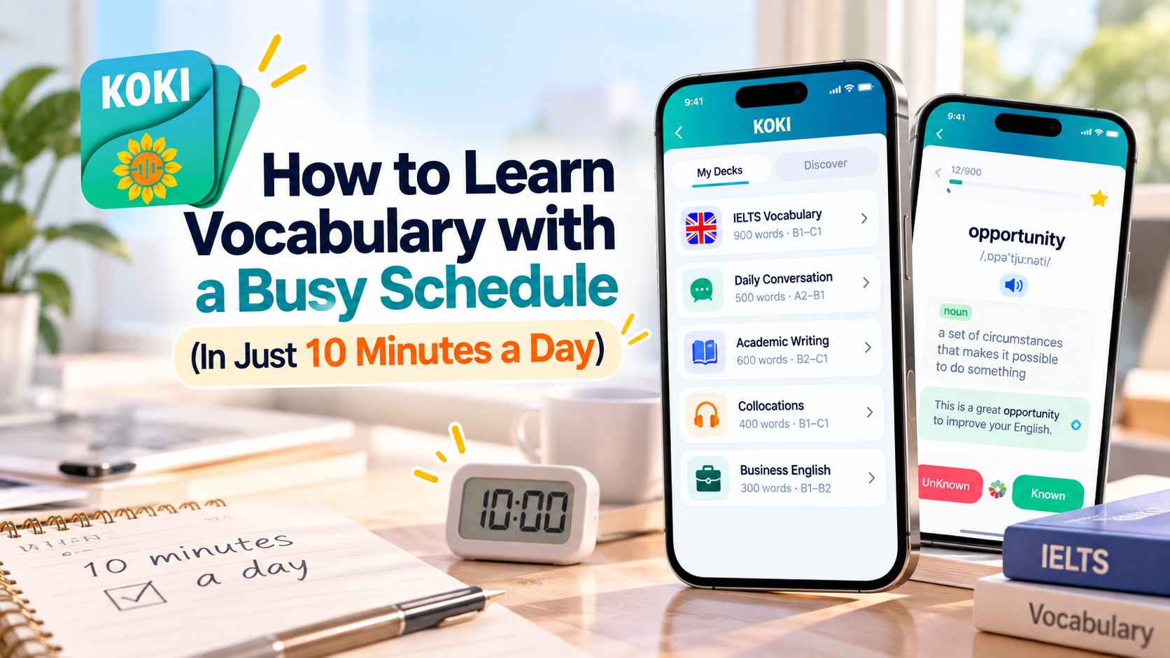 How to Learn Vocabulary with a Busy Schedule (In Just 10 Minutes a Day)